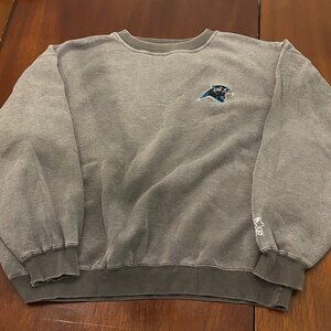 2000s Starter Panthers Gray Sweater Size S